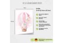 MeinBaby123® Poster Einhorn Rosa Kinderzimmer Deko Bild 4