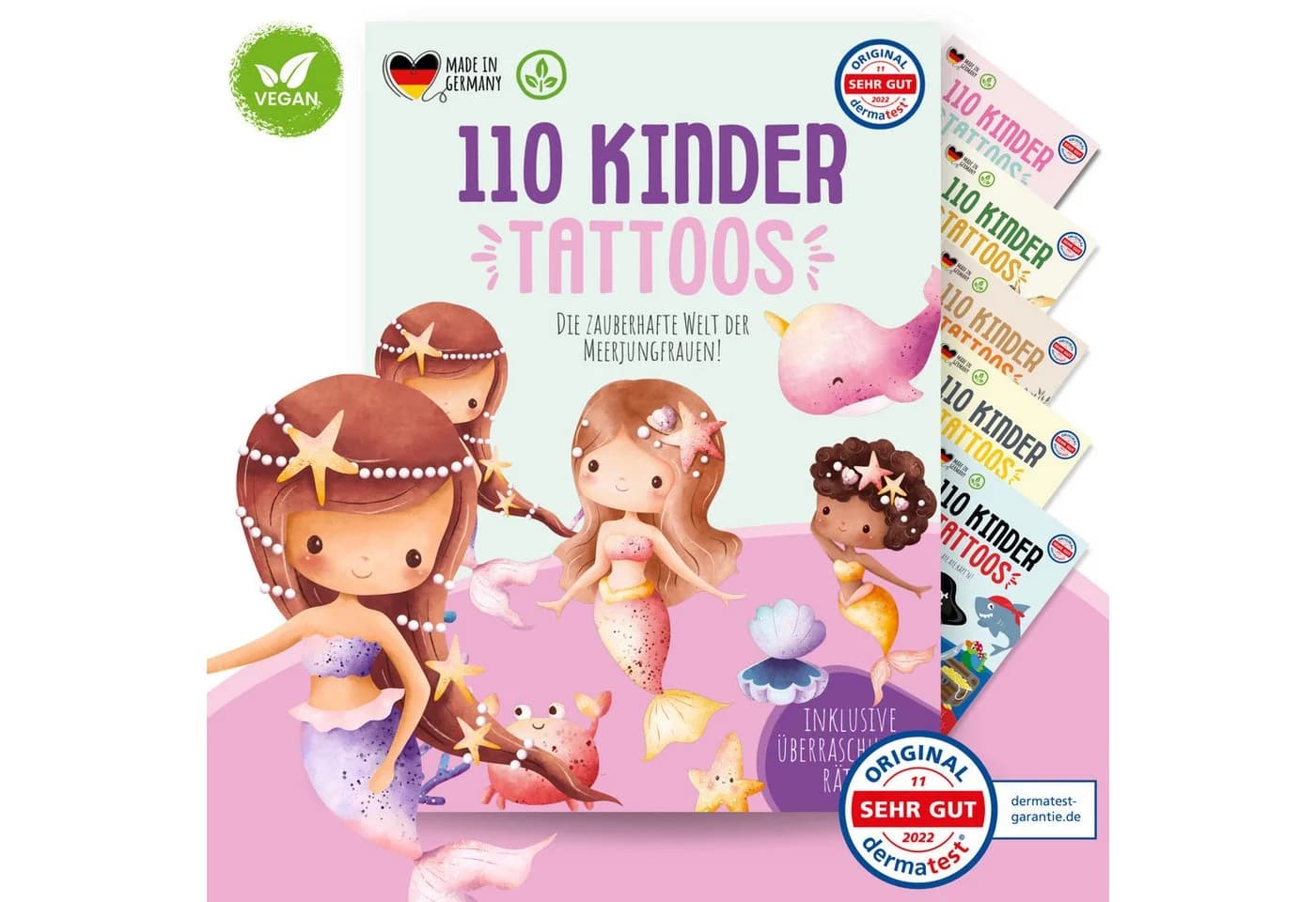 MeinBaby123® Kindertattoo 110 hautfreundliche Hauttattoos für Kinder