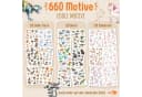 MeinBaby123® Kindertattoo 660 hautfreundliche Hauttattoos für Kinder, Geschenk für Mädchen, Mitgebsel Kindergeburtstag, Bagger, Dino, Tiere, Einhörner Bild 1
