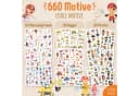 MeinBaby123® Kindertattoo 660 hautfreundliche Hauttattoos für Kinder, Geschenk für Mädchen, Mitgebsel Kindergeburtstag, Bagger, Dino, Tiere, Einhörner Bild 3