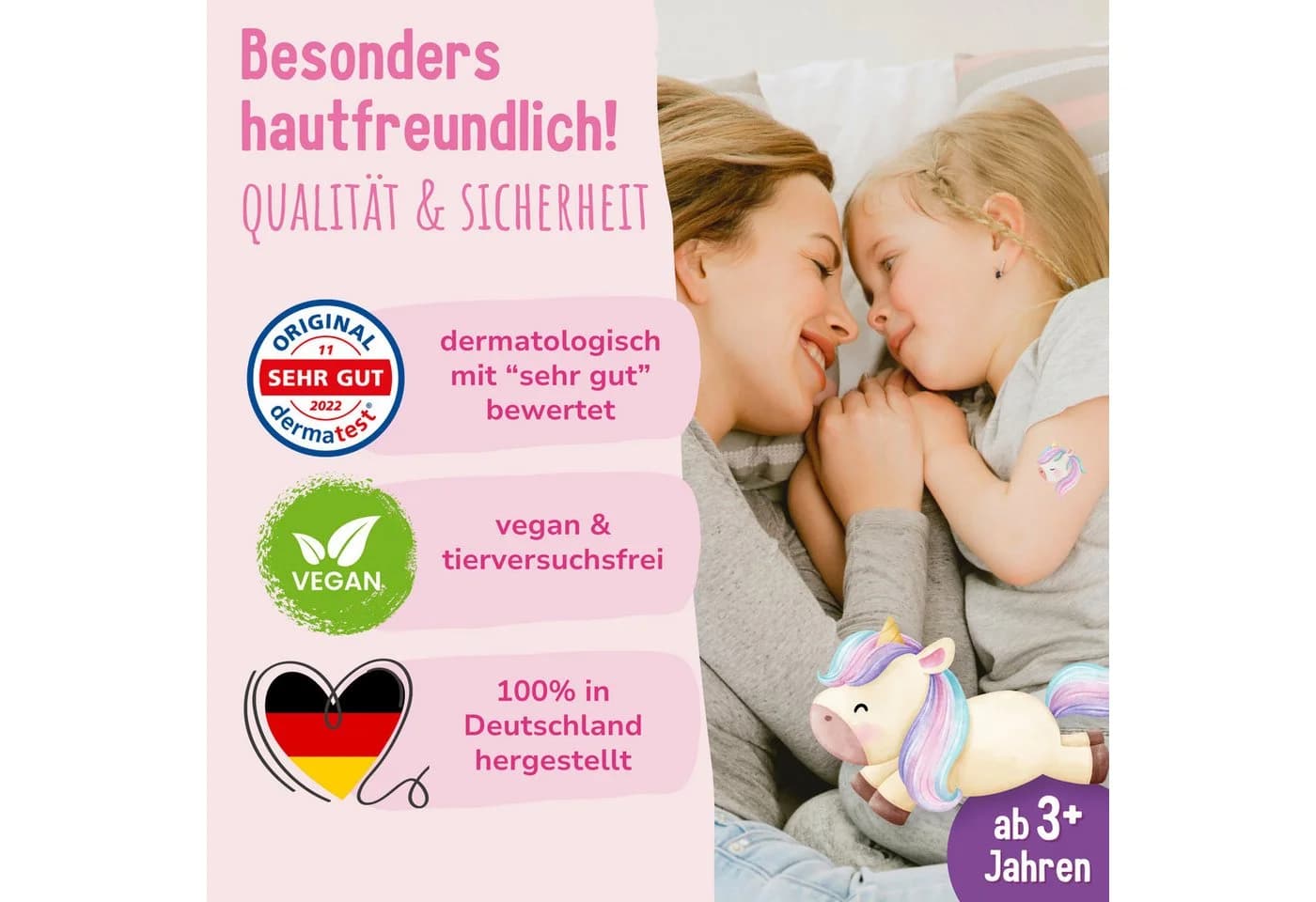 MeinBaby123® Kindertattoo 330 hautfreundlich vegan bunt - Bild 3