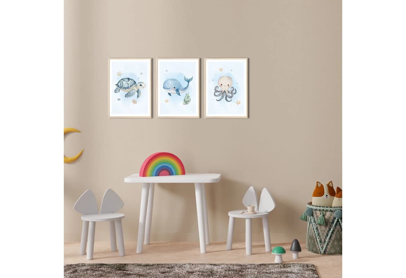 MeinBaby123® Poster Kinderzimmer Meerestiere - Bild 3