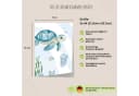 MeinBaby123® Poster Kinderzimmer Meerestiere Blau Unterwasserwelt Bild 1