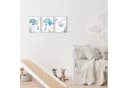 MeinBaby123® Poster Kinderzimmer Meerestiere Blau Unterwasserwelt Bild 3