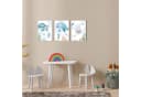 MeinBaby123® Poster Kinderzimmer Meerestiere Blau Unterwasserwelt Bild 4
