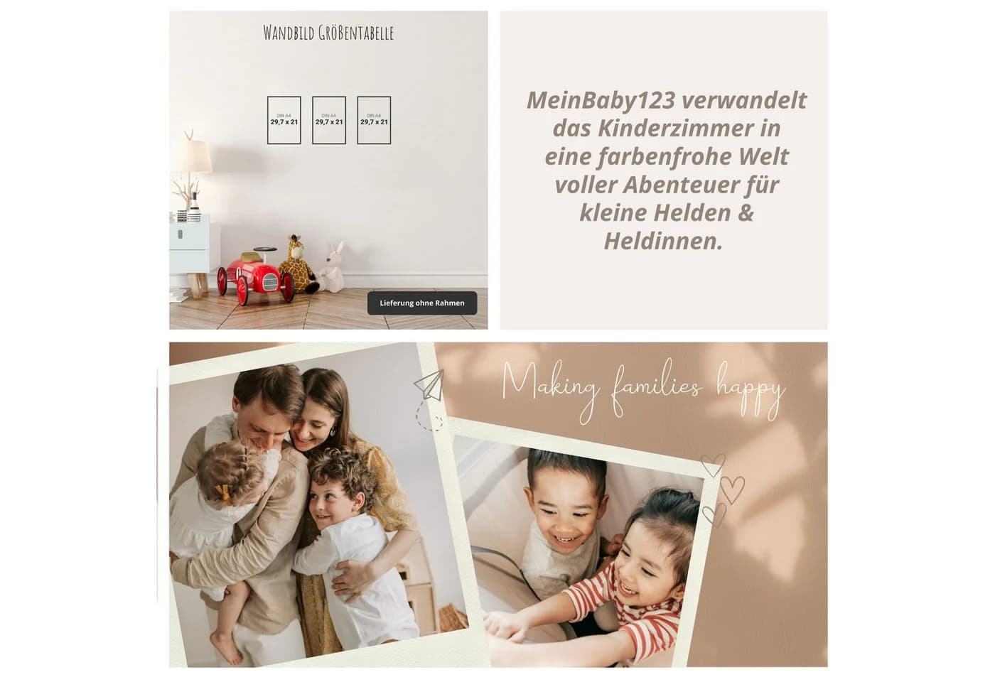 MeinBaby123® Poster Kinderzimmer Meerestiere Blau Unterwasserwelt - Bild 5