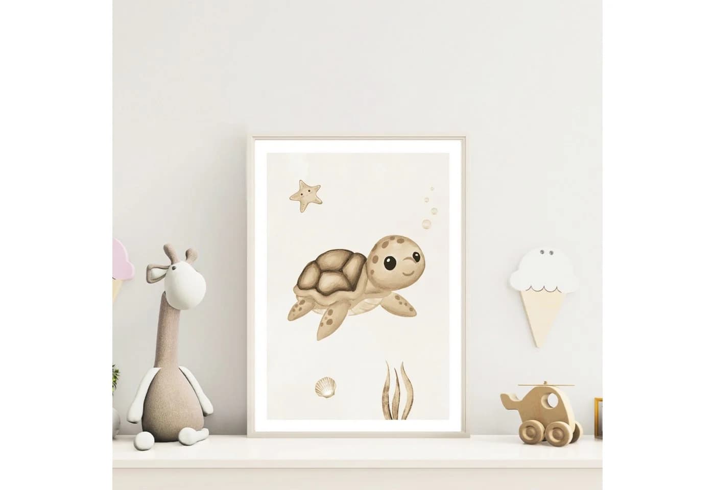 MeinBaby123® Poster Kinderzimmer Meerestiere Unterwasserwelt - Bild 3