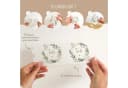 MeinBaby123® Papierdekoration 10 Windlichter Taufe Weiß Transparent Bild 3