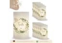 MeinBaby123® Papierdekoration 10 Windlichter Taufe Weiß Transparent Bild 5