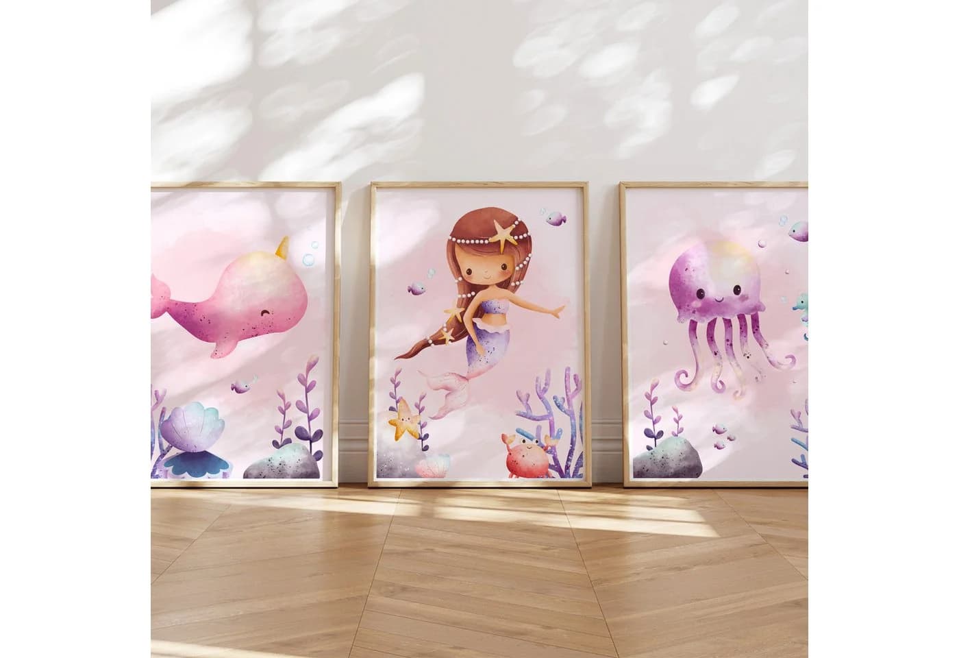 MeinBaby123® Poster Süße Meerjungfrau Kinderzimmer - Bild 2