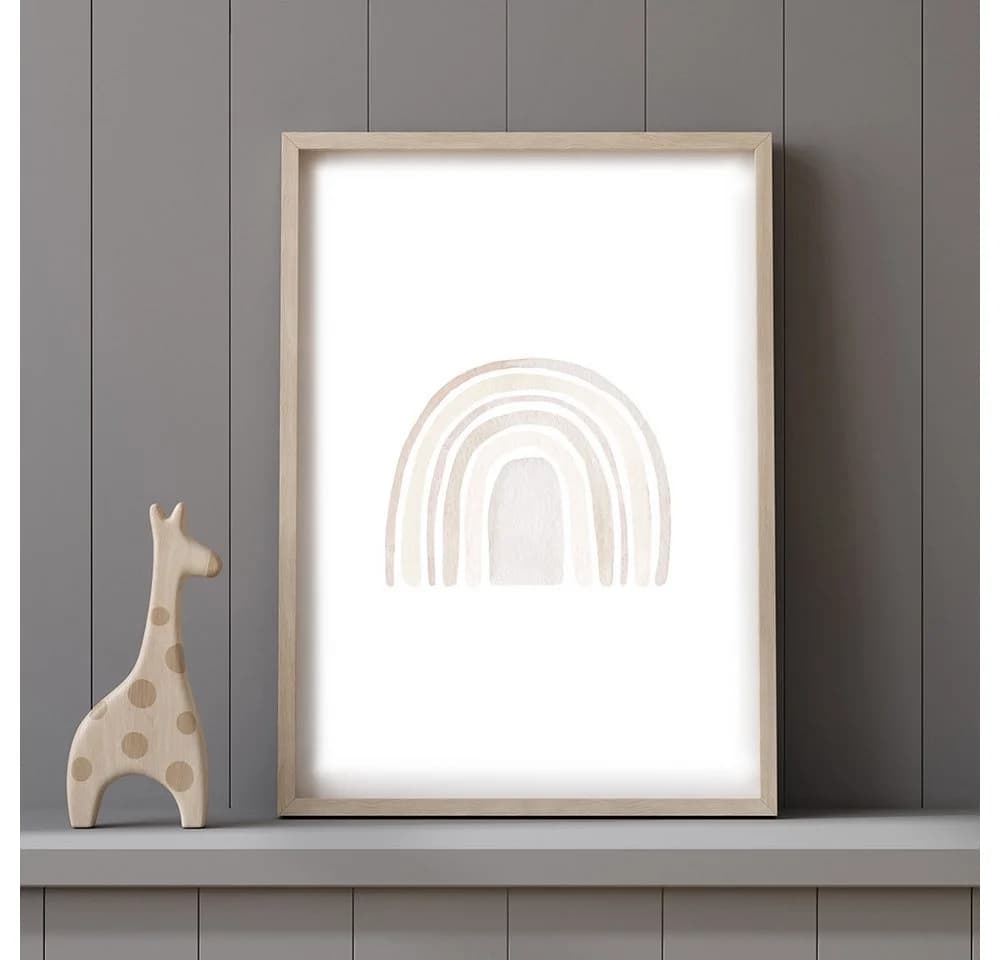 MeinBaby123® Poster Kinderzimmer Deko Bunt Süße Tiermotive - Bild 4