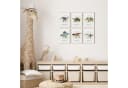 MeinBaby123® Poster Dinosaurier Grün Kinderzimmer Deko Bild 5