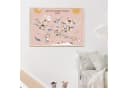 MeinBaby123® Poster Lernposter Alphabet Zahlen Mathe Formen Rosa Bild 3