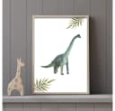 MeinBaby123® Poster Dinosaurier Bunt Kinderzimmer Wandbilder Bild 1