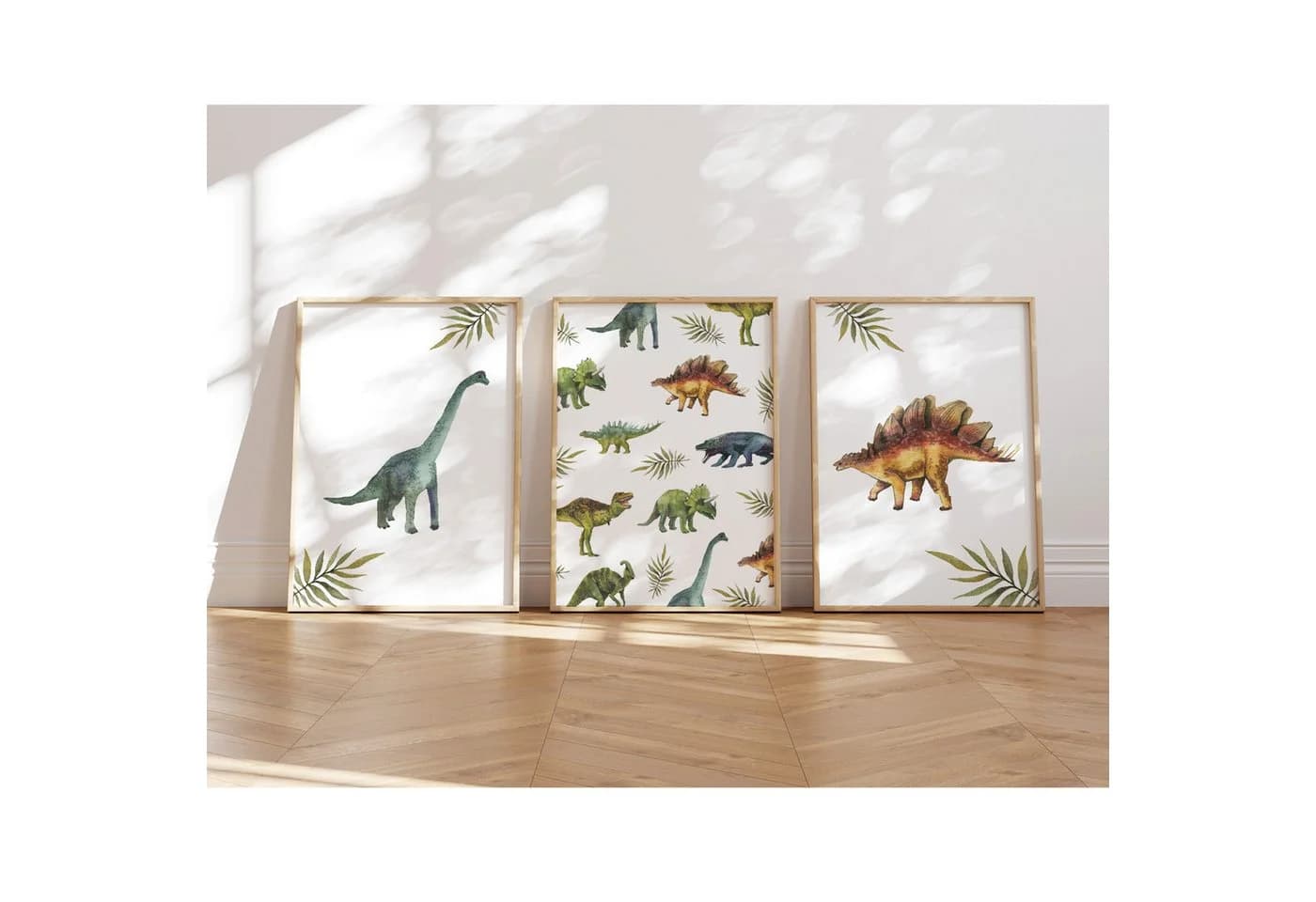 MeinBaby123® Poster Dinosaurier Bunt Kinderzimmer Wandbilder - Bild 2