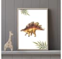 MeinBaby123® Poster Dinosaurier Bunt Kinderzimmer Wandbilder Bild 4