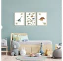MeinBaby123® Poster Dinosaurier Bunt Kinderzimmer Wandbilder Bild 5