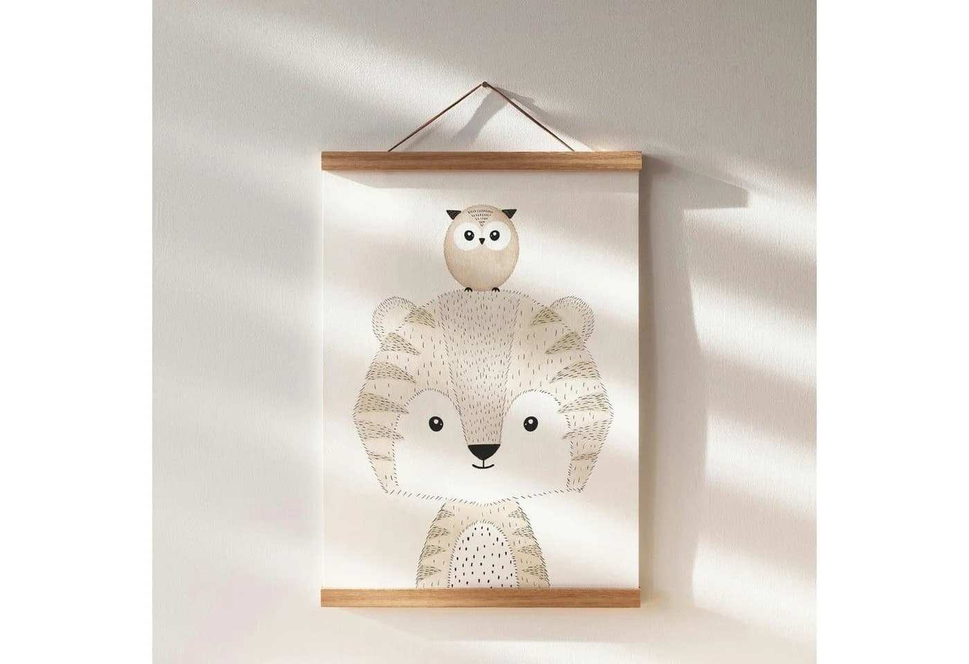 MeinBaby123® Poster Kinderzimmer Tiere - Bild 3