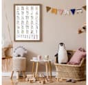 MeinBaby123® ABC Lernposter Grundschrift Schwarz/Weiß A2 mit Übungsblättern Bild 4