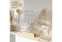MeinBaby123® Stundenplan Acrylglas transparent DIN A4 mit Holzhalterung Bild 1