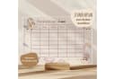 MeinBaby123® Stundenplan Acrylglas transparent DIN A4 mit Holzhalterung Bild 2