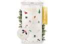 Amari befüllbarer Adventskalender Wandkalender 24 Fächer Gold Stoff Bild 2