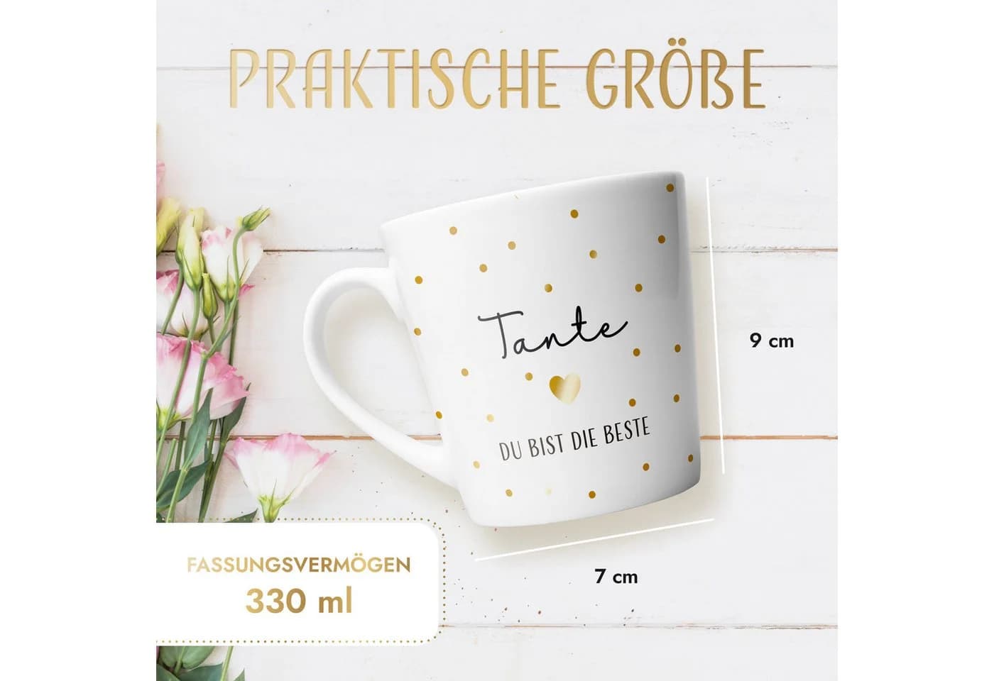 AMARI Tasse Tante Geschenk Keramik 330ml - Bild 5