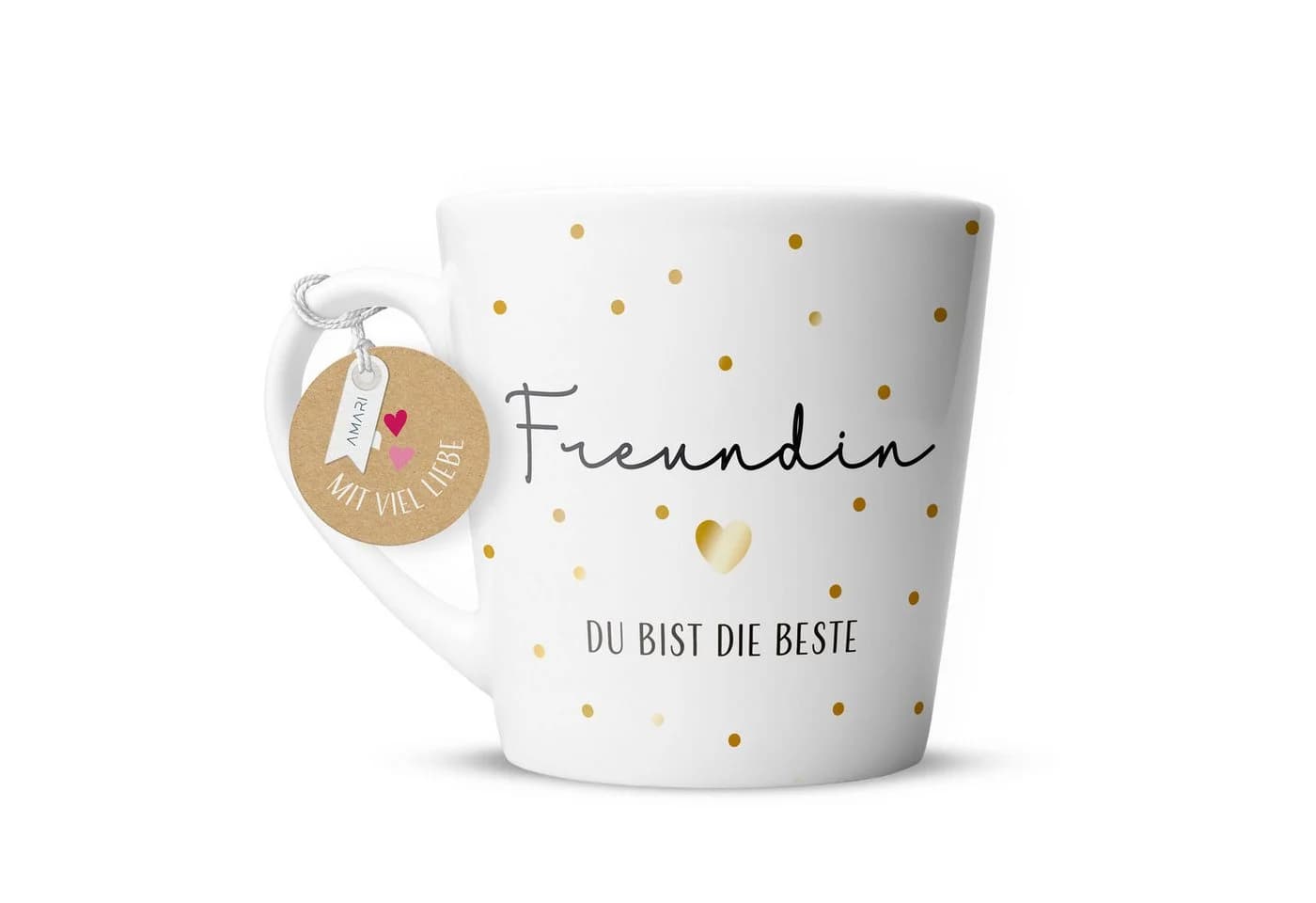 AMARI Freundin Tasse Keramik Geschenk 330ml - Bild 2