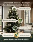 HAVN Künstlicher Weihnachtsbaum Nordlys PVC-Äste PE-Spritzguss-Spitzen Bild 1