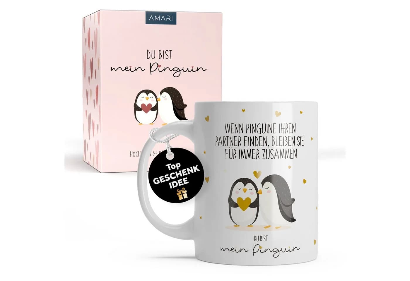 Amari Tasse Pinguin Motiv „Du bist mein Pinguin“ Nr. 24 - Bild 2