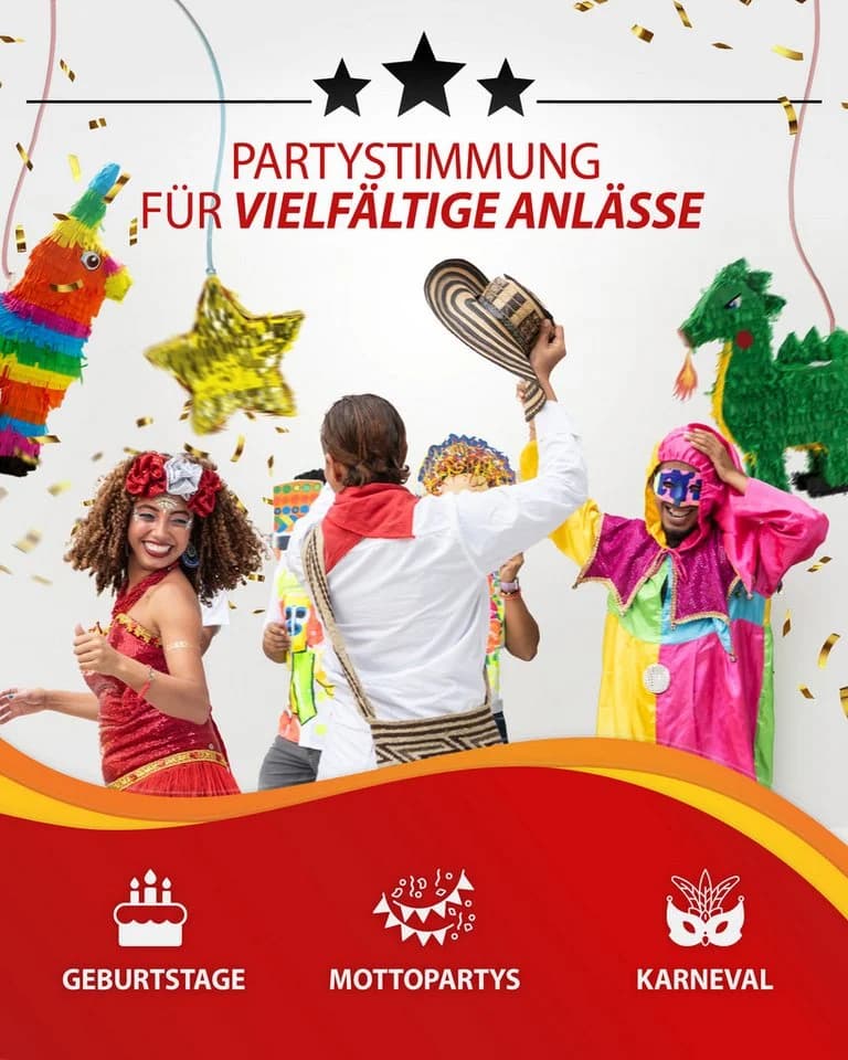 Party Factory Pinata Schultüte Bunt ABC 123 Einschulung - Bild 3