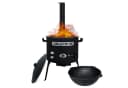 Grillpeter Holzkohlegrill Utschak Asamat mit Gusseisen Kazan 12L Schwarz Bild 2
