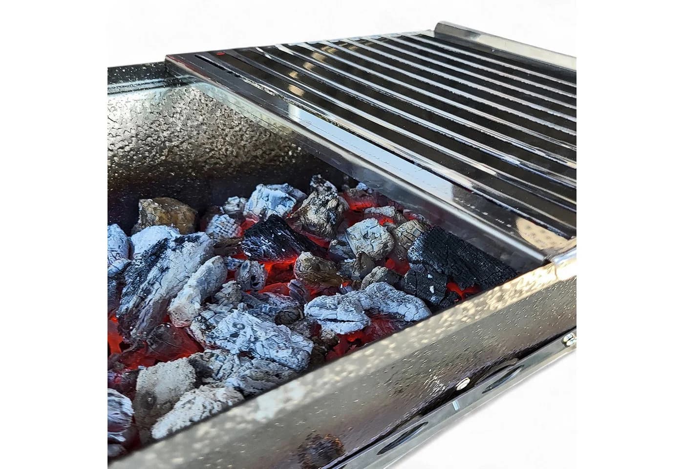 Grillpeter Mangal Astana Deluxe Edelstahl mit 9er Spießdreher 230V Motor - Bild 4
