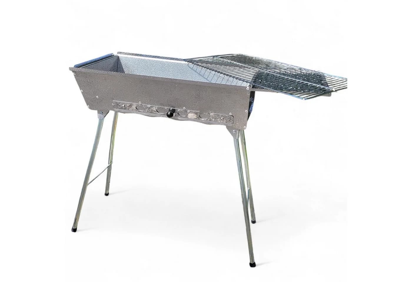 Grillpeter Mangal Astana Deluxe Edelstahl mit 9er Spießdreher 230V Motor - Bild 5