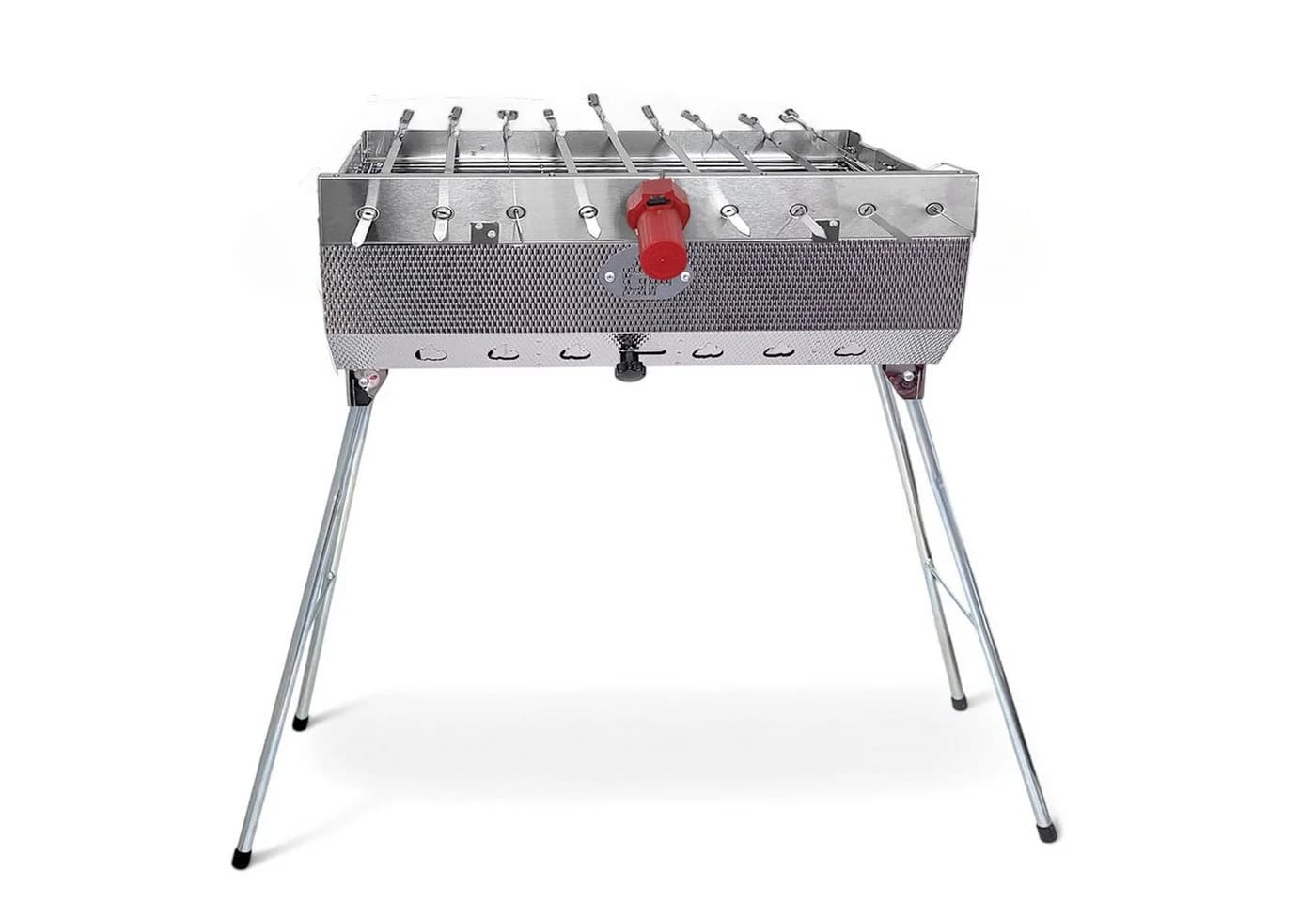 Grillpeter Mangal Schaschlikgrill Set mit 9er Drehspieß & Motor - Bild 2