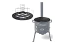 Grillpeter Adapterplatte für Utschak Ø 35 cm Kochplatte Stahl 4mm Bild 2