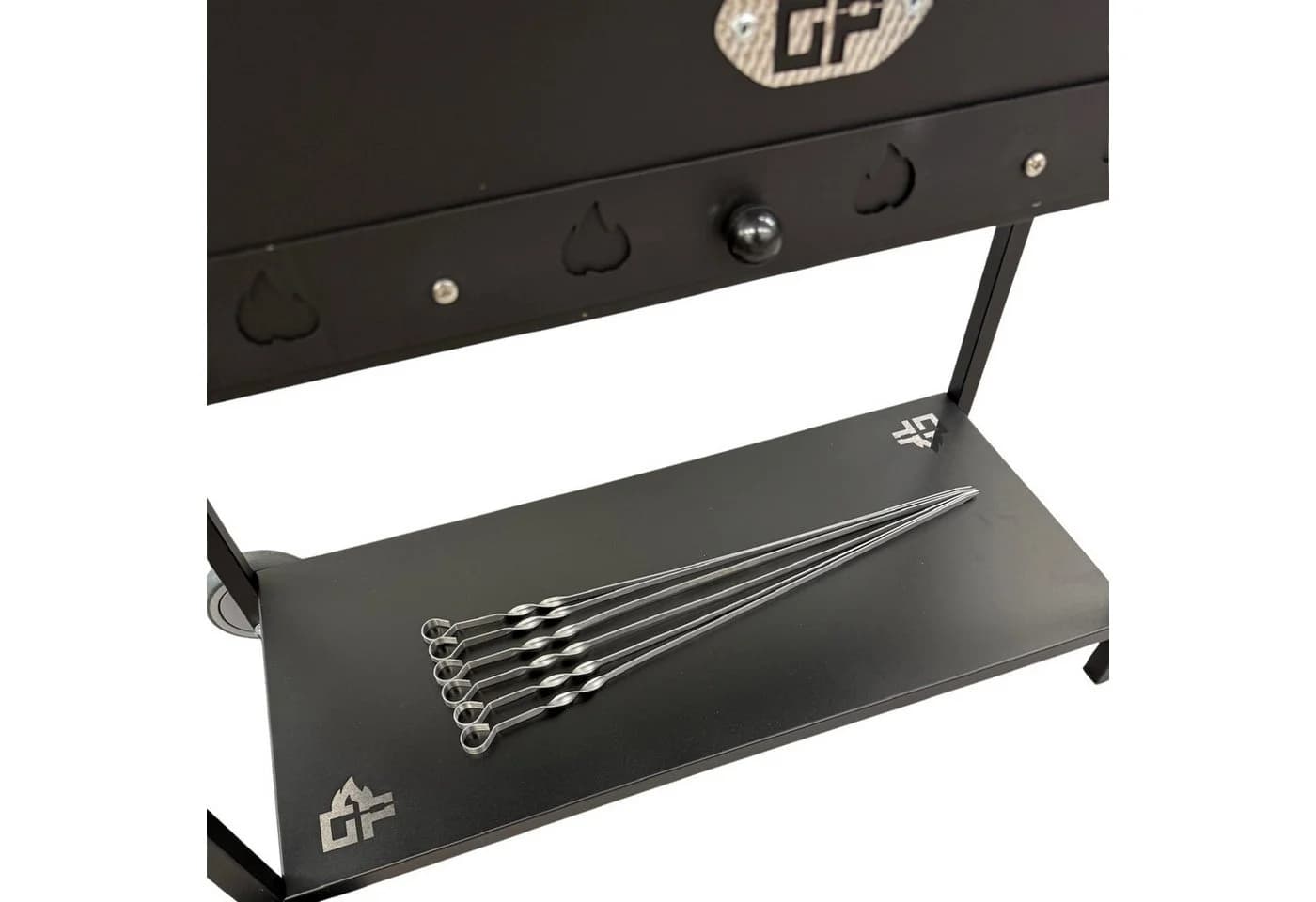 Grillpeter Mangal Batyr 80 Holzkohlegrill mit Drehspieß & Edelstahlmotor - Bild 5