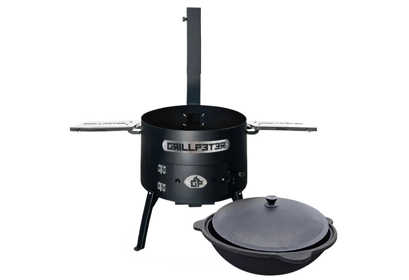 Grillpeter Utschak Asamat Ø50 cm mit Kazan 22L und Ablageset - Bild 2