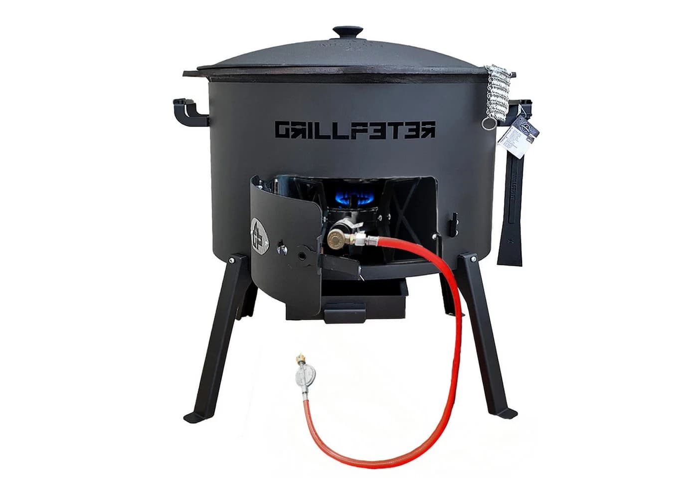 Grillpeter Utschak Nurlan Ø50 Set mit Kazan 22L, Gasbrenner & Zubehör - Bild 2