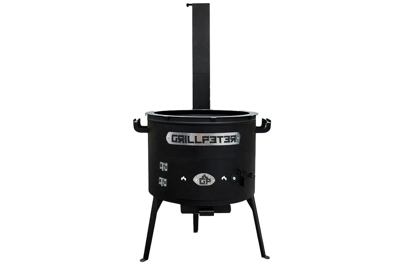 Grillpeter Utschak Asamat Ø45 cm mit Kazan 16L, Gaskocher & Abdeckhaube