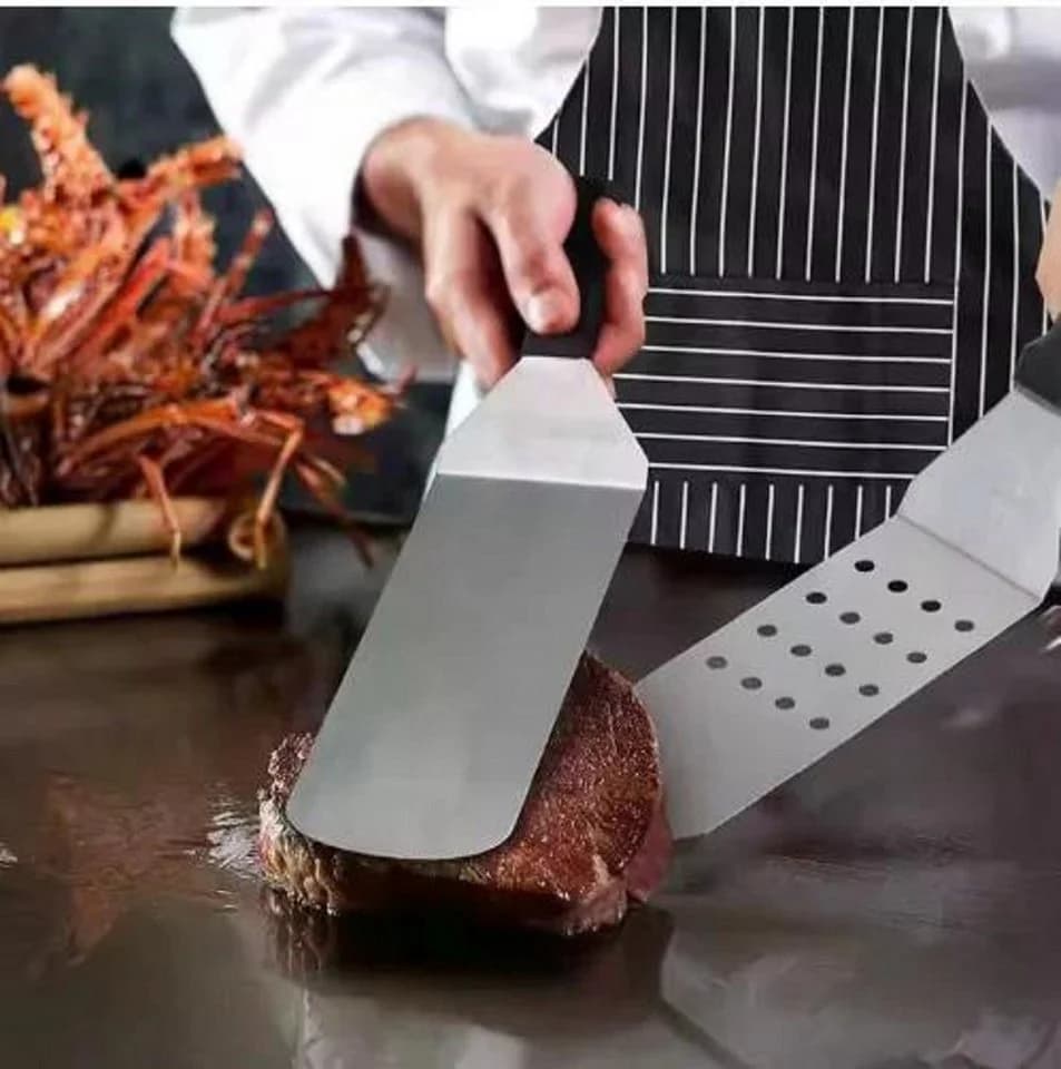 Grillpeter Grillbesteck-Set 14 tlg. Edelstahl mit Tasche