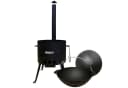 Utschak Holzkohlegrill Set mit Kasan 12L Gusseisen & Rauchrohr Bild 2