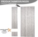 Defactoshop Insektenschutz-Vorhang Grau-Weiß Polypropylen Bild 3
