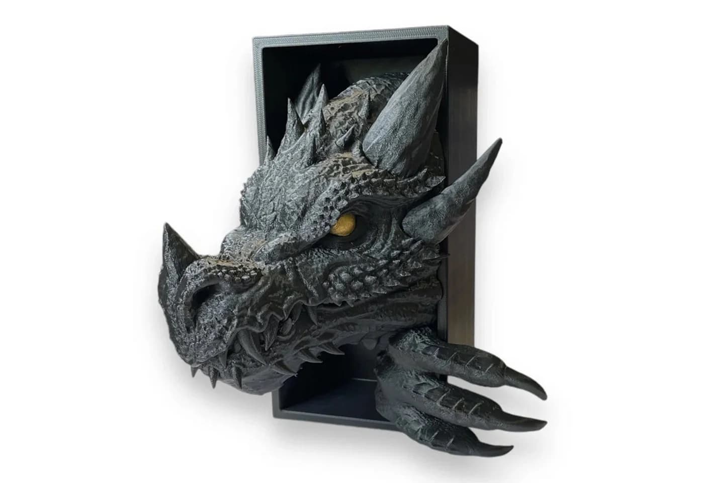 Der Krämer Buchstütze Drache 3D Figur Book Nook Schwarz - Bild 2