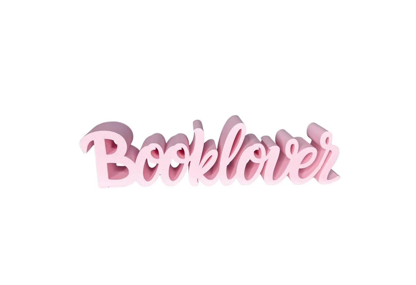 Der Krämer Deko-Schriftzug "Booklover" Rosa Buch-Aufsteller - Bild 2