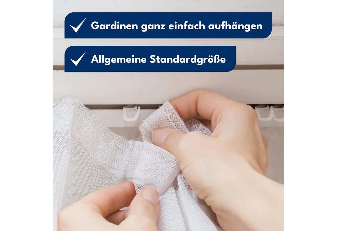 NEUFELD T-Gleiter 120 Stück inkl. 4 Feststeller – Gardinengleiter für T-Schienen - Bild 3