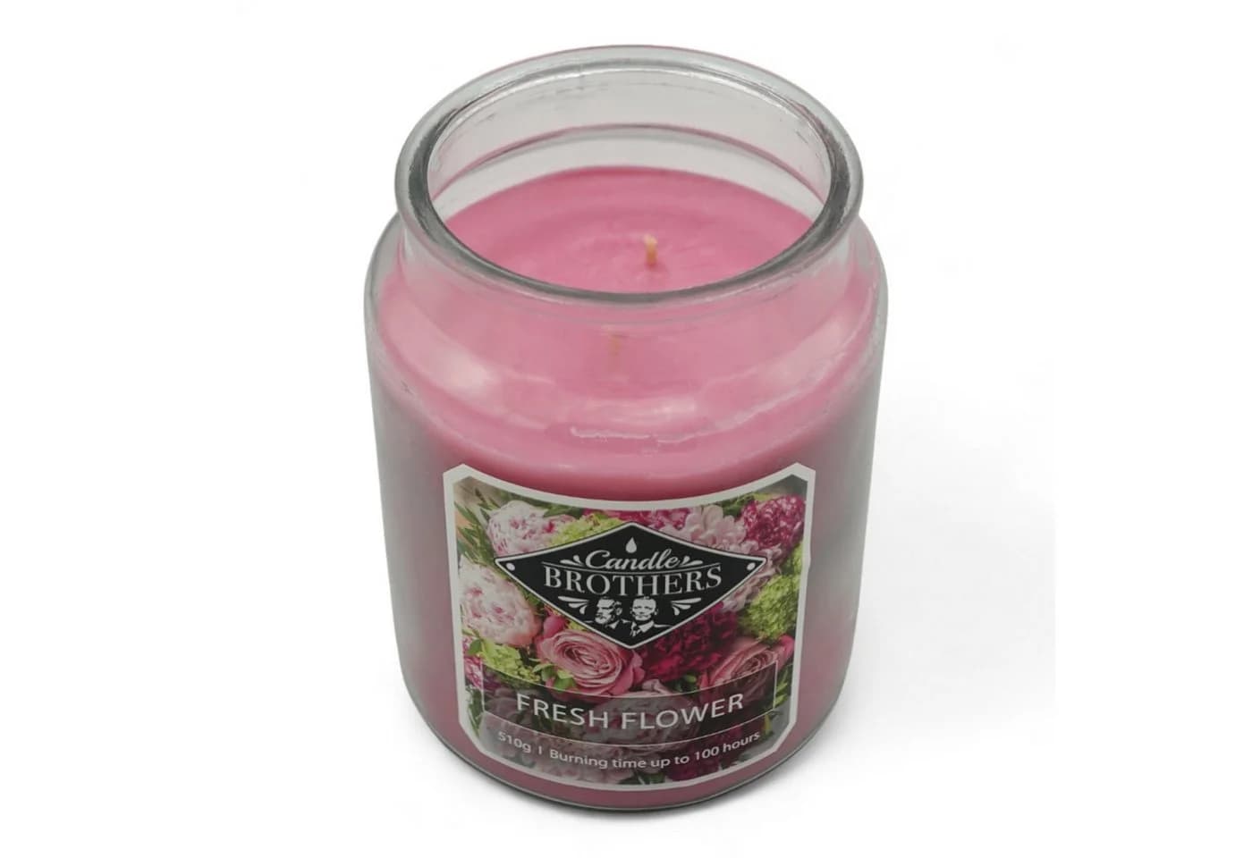 Candle Brothers Duftkerze im Glas Rosa 510g