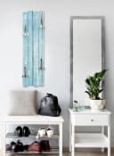 Kreative Feder Wandgarderobe Shabby-Chic 4 Haken Bild 3