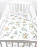 BabyLux Spannbettlaken 60x120 cm Baumwolle Africa_Tiere Motiv Bild 2