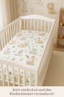 BabyLux Spannbettlaken 60x120 cm Baumwolle Africa_Tiere Motiv Bild 3